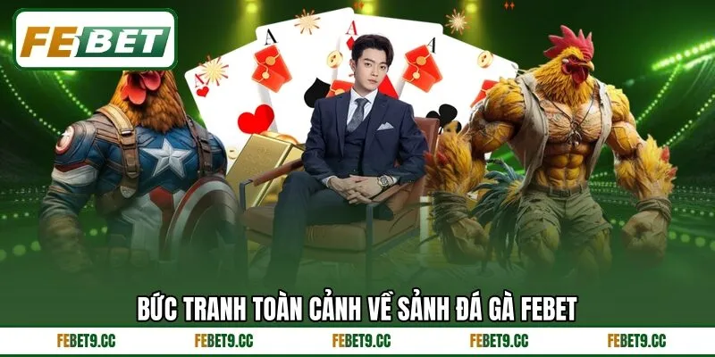 Bức tranh toàn cảnh về sảnh đá gà Febet