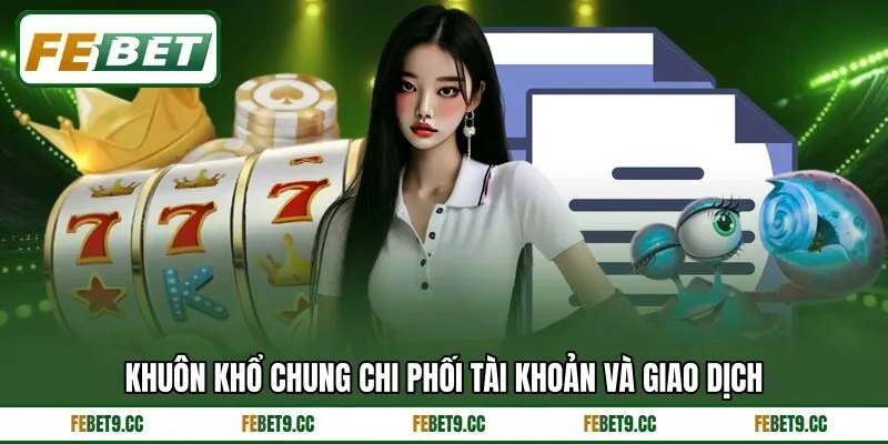 Khuôn khổ chung chi phối tài khoản và giao dịch Khuôn khổ chung chi phối tài khoản và giao dịch