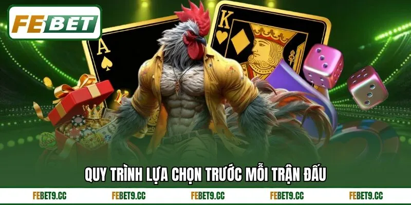 Quy trình lựa chọn trước mỗi trận đấu