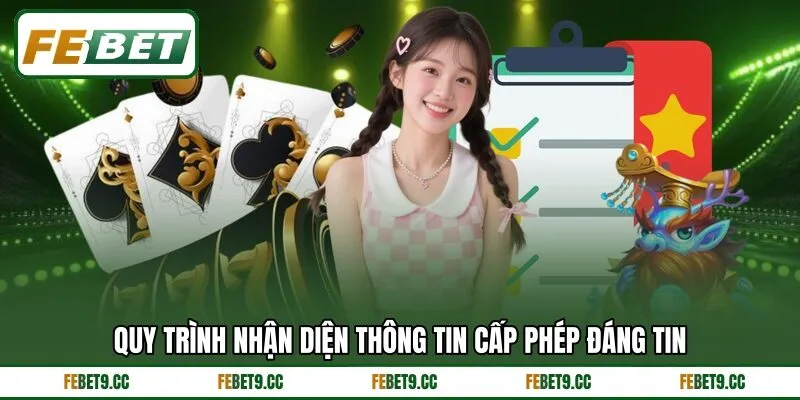 Quy trình nhận diện thông tin cấp phép đáng tin Quy trình nhận diện thông tin cấp phép đáng tin